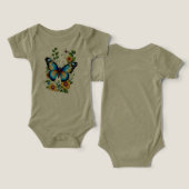 バターフライアートファッションデザイン.すべて – Tシャツ (デザイン正面&裏面)