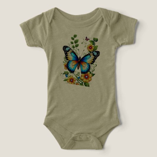 バターフライアートファッションデザイン.すべて – Tシャツ (デザイン正面)