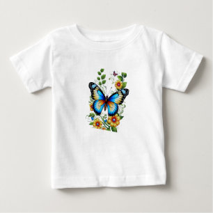 バターフライアートファッションデザイン.すべて – Tシャツ
