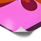 バターフライ抽象芸術- Ken Gage Art ポスター (コーナー)