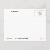 バターフラワーポストカード ポストカード (裏面)