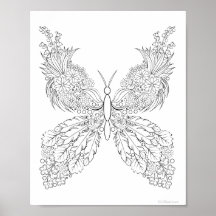 バターフラワー#13ファンタジー着色