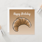 バターフランスのクロワッサン カード (正面/裏面インサイチュ)