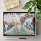 バターフリスの種類の蛾のチャートのデコページ 薄葉紙 (ギフト)