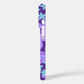 バターフリビスカスハワイアンハイビスカスバタフライパープル Case-Mate iPhoneケース (裏面 / 左)