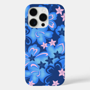 バターフリビスカスハワイアンハイビスカスバタフライブルー iPhone 16 PROケース