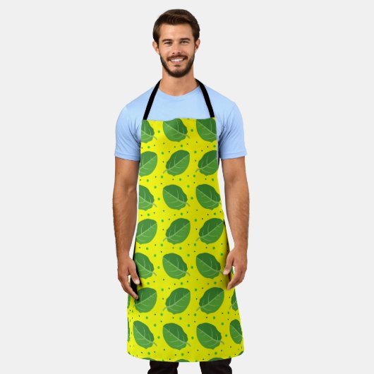 バターフレイ エプロン (着用した状態)