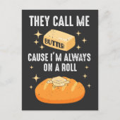 バターブレッドフードラバーブレックファーストグルメ ポストカード (正面)