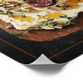 バターボードレシピシャルボードプリント ポスター (角)