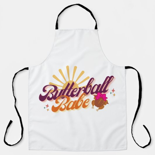 バターボールベビーラージエプロン エプロン (正面)