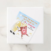 バターポップコーンおもしろいプンカップルバレンタイン フェイバータグ (インサイチュ)