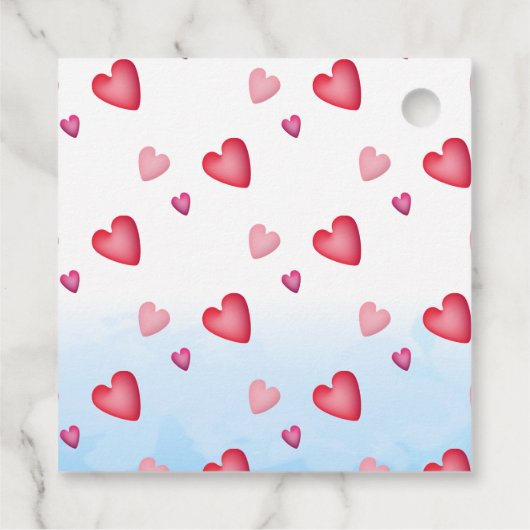 バターポップコーンおもしろいプンカップルバレンタイン フェイバータグ (裏面)