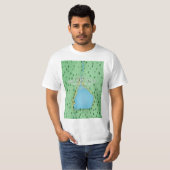 バターミア湖　湖水地方の旅行ポスター Tシャツ (正面フル)
