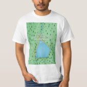 バターミア湖　湖水地方の旅行ポスター Tシャツ (正面)