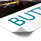 バターミア トラベル プリント 壁アート バターミア 壁掛け (角)