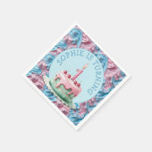 バターミシングパーティー誕生日 スタンダードカクテルナプキン (角)