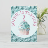 バターミシングパーティー誕生日 招待状 (スタンド正面)