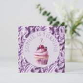 バターミシングパーティー誕生日 招待状 (スタンド正面)