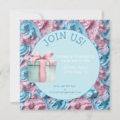 バターミシングパーティー誕生日 招待状 (裏面)