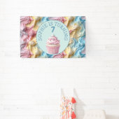 バターミシングパーティー誕生日 横断幕 (インサイチュ)