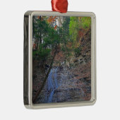 バターミルクはCuyahogaの国立公園オハイオ州落ちます メタルオーナメント (右)