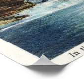 バターミルクファーム州パークロワー滝ビュー ポスター (角)