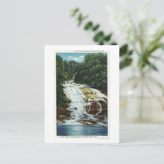 バターミルクファーム州パークロワー滝ビュー ポストカード (スタンド正面)