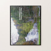 バターミルク滝イサカニューヨークジグソーパズル ジグソーパズル (縦)