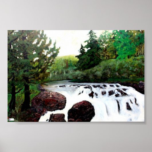 バターミルク滝ニューヨークポスター ポスター (正面)