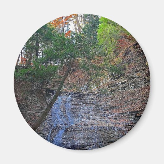 バターミルク秋ズクヤホガナショナルパークオハイオ マグネット (正面)