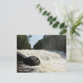 バターミルク秋、ロングレイク、ニューヨーク ポストカード (スタンド正面)