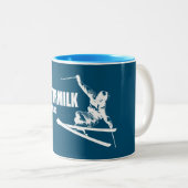 バターミルコロラドスキーヤー ツートーンマグカップ (正面右)