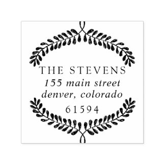 バタームアンドプラム差出人住所セルフインキングスタンプ セルフインキングスタンプ