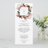 バターム&プラム結婚の式典プログラム プログラム (スタンド正面)