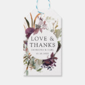 バターム&プラム結婚式の引き出物ギフトラベル ギフトタグ (正面)