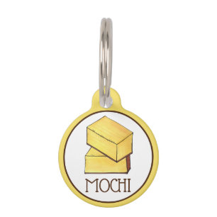 バターモチハワイアンデザートバイ焼いた自家製 ペット　ネームタグ