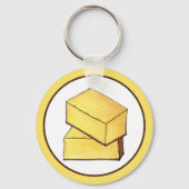 バターモチハワイHIハワイアンフードデザート キーホルダー (正面)