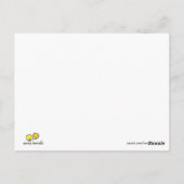 「バター一枚一枚」はがき ポストカード (裏面)