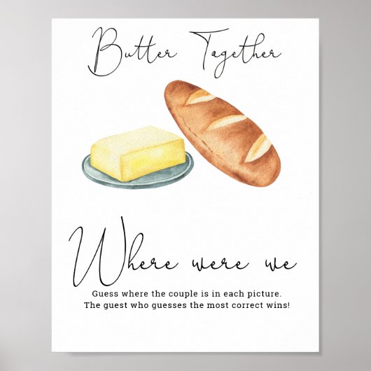 バター一緒にブライダルシャワー – 私たちはどこにいた ポスター (正面)