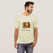 バター付きのトースト Tシャツ (正面フル)