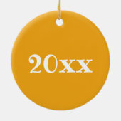 バター付きコーンブレッド南部ソウルフードスプーンパン セラミックオーナメント (裏面)