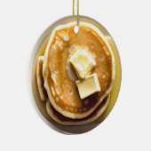 バター付きパンケーキのパンクリスマス セラミックオーナメント (右)