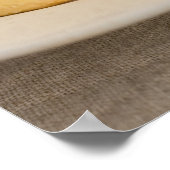 バター付きプレーンプレート ポスター (角)