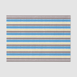 バター付きポップコーンコーヒーブラウンソニックブルーストライプズ 薄葉紙