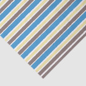 バター付きポップコーンコーヒーブラウンソニックブルーストライプズ 薄葉紙 (詳細)