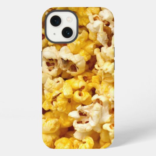 バター付きポップコーン iPhoneケース (裏面)