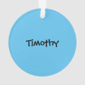 バター幸せな親指のバター付きのバターのような棒 オーナメント (裏面)