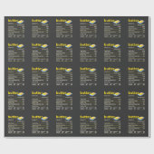 バター栄養おもしろいファクツフード脂肪ユーモア ラッピングペーパー (フラット)