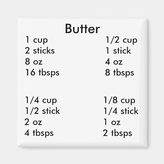 バター測定 マグネット (正面)