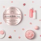 バター石鹸化粧品王室のクラウンバラメイクアップ ラウンドシール